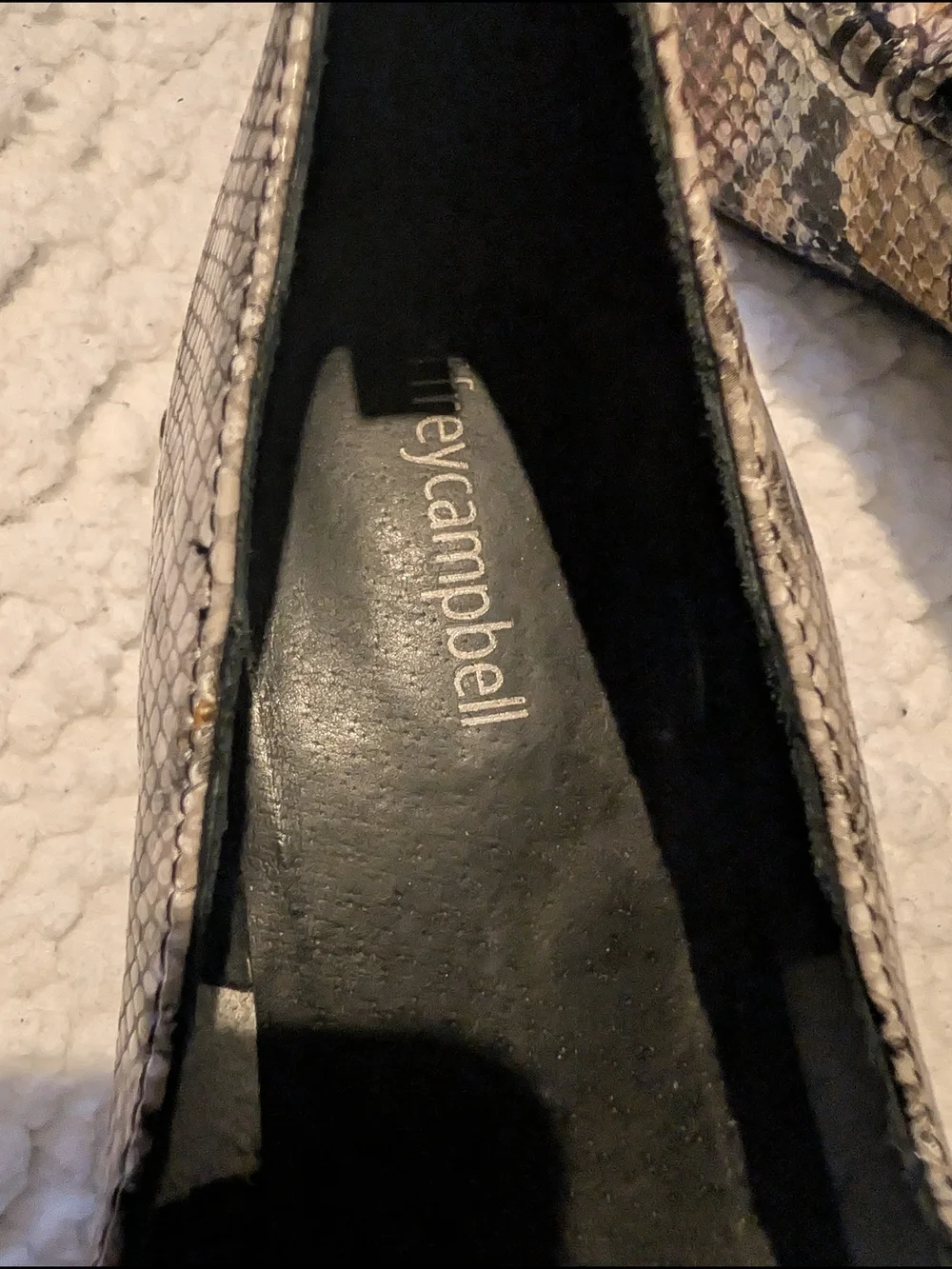 Jeffrey Campbell Women's Snake-Print Pointed Loafers in Brown/Tan/Black